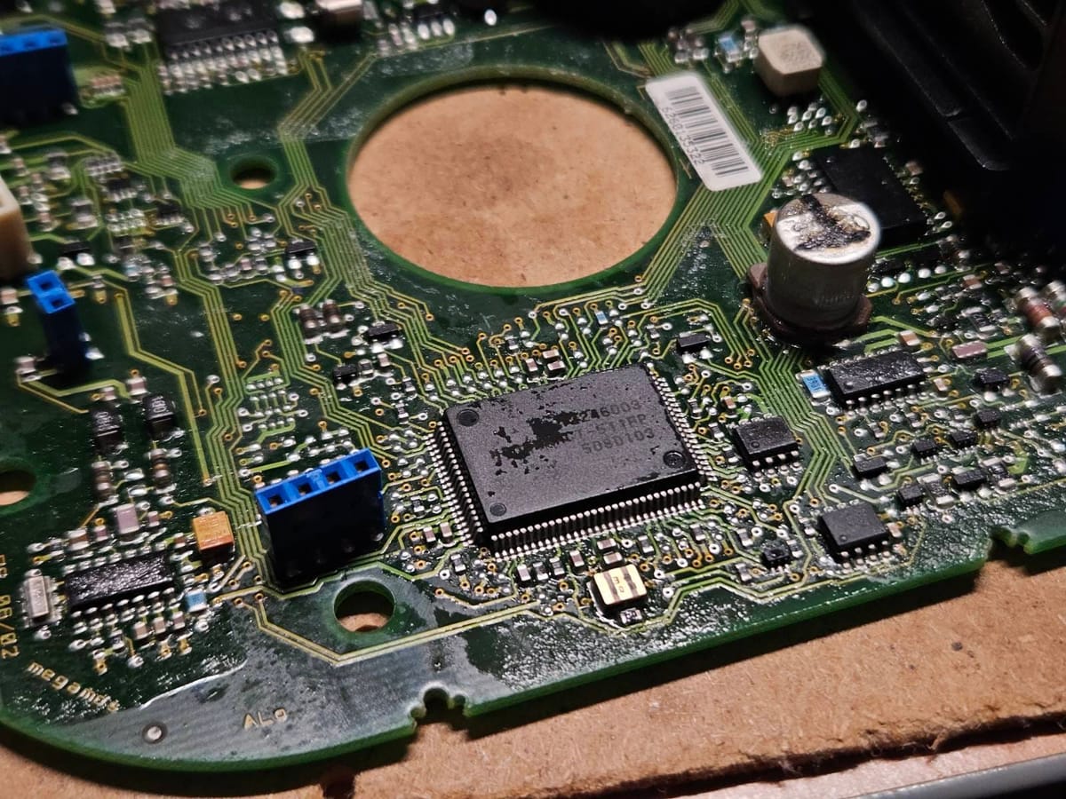 Resoldering a Vectra C column integration module